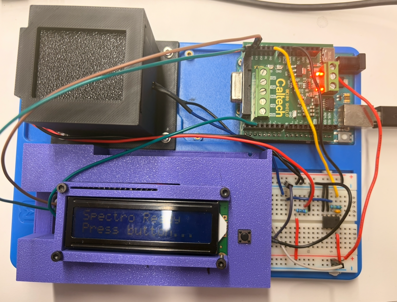 Bi189 project, spectrophotometer